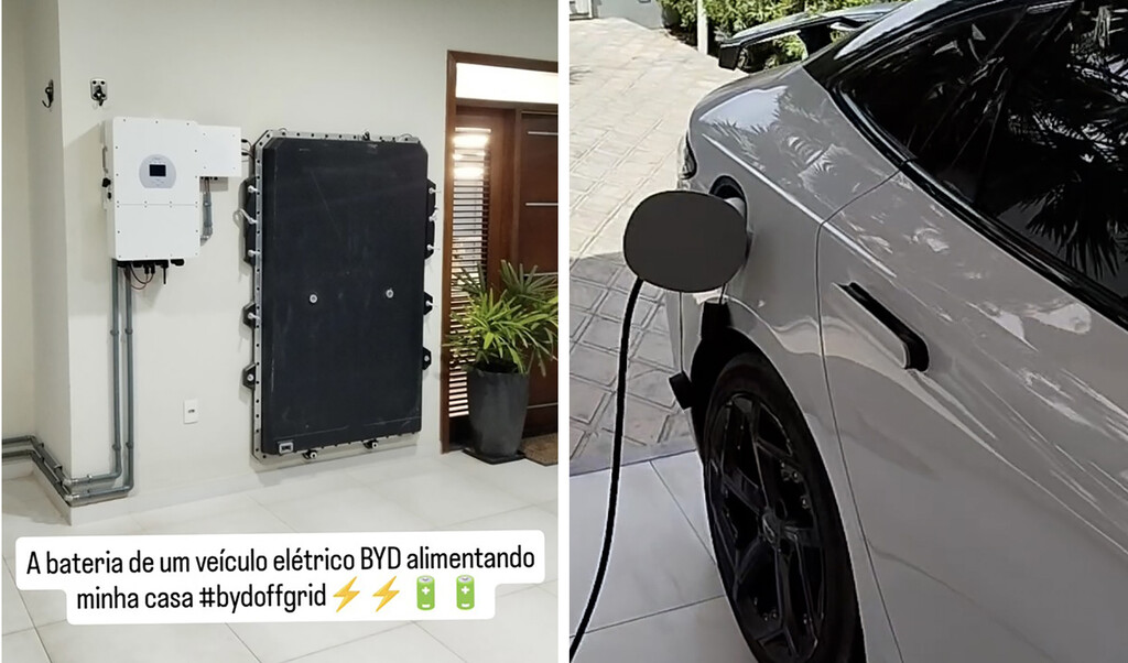 La genial idea de un inventor brasileño para olvidarte de los apagones: usar la batería de un coche eléctrico