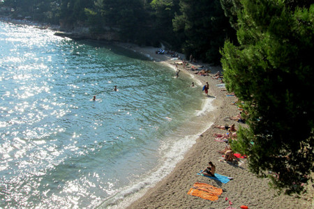 Playa en la isla de brac
