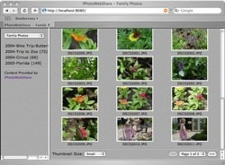 iPhotoWebShare: Comparte tus librerías de iPhoto en Internet
