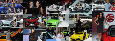 Las chicas del Salón de Ginebra 2014
