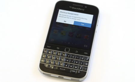 Así funcionan los accesos directos de teclado en la BlackBerry Classic