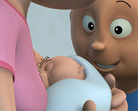 Baby bubbly, un corto acerca de la lactancia materna durante las primeras horas de vida