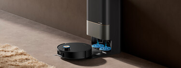 Robot que barre y trapea por si solo. Tiene patitas para subir escalones y no atorarse