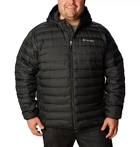 Columbia Lake 22 Down Hooded Jacket Chaqueta De Plumas Acolchada Con Capucha, Black, S Hombre