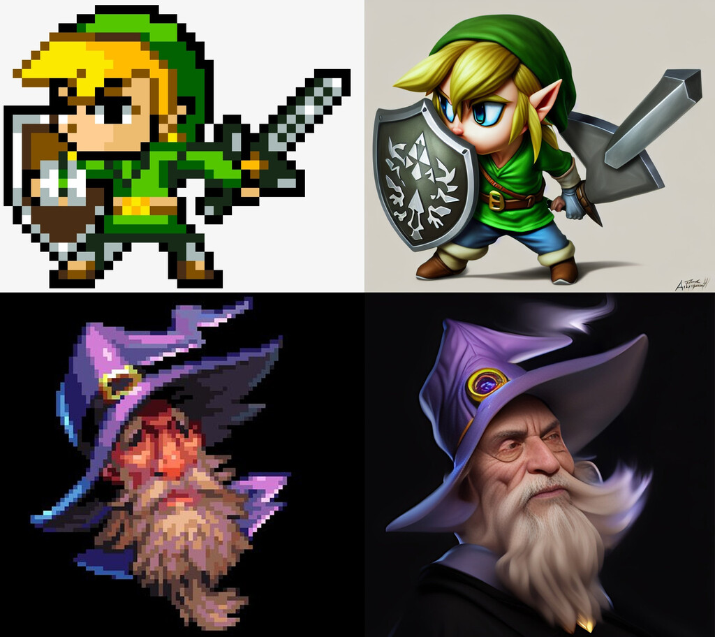 Este usuario ha convertido personajes pixelados de videojuego en imágenes 3D gracias a una IA, y el resultado es espectacular Este usuario ha convertido personajes pixelados de videojuego en imágenes 3D gracias a una IA, y el resultado es espectacular