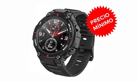 Precio mínimo en Amazon para el Amazfit T-Rex. Un reloj inteligente a prueba de bombas por sólo 119 euros
