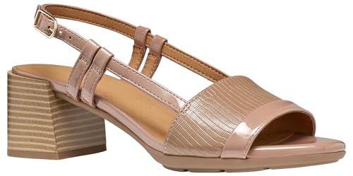 Geox D New Marykarmen A, Sandalia de tacón 