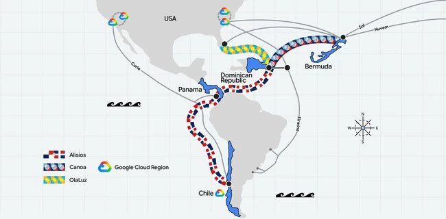 Cables Submarinos Google