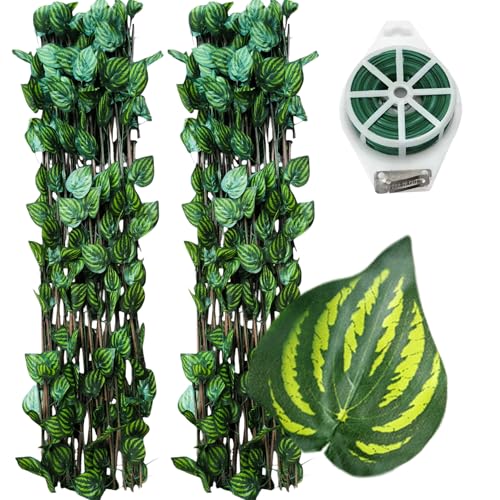 2 Celosias para Terraza Exterior Extensible 80x200cm 