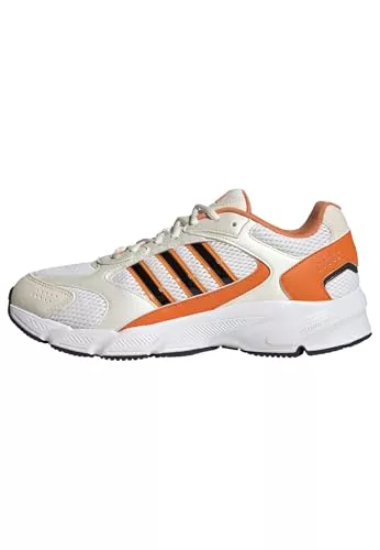adidas Hombre CRAZYCHAOS 2000 Shoes, FTWR White/Core Black/Pure Orange, 44 2/3 EU
