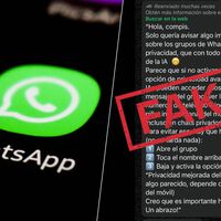 Un mensaje viral afirma que "Las IAs pueden acceder a los mensajes de grupo" en WhatsApp. Es un bulo de manual 