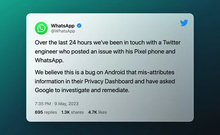 Whatsappでツイート