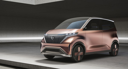 El Nissan IMk concept es un kei car eléctrico que puede configurarse desde el móvil y hace invisibles los edificios