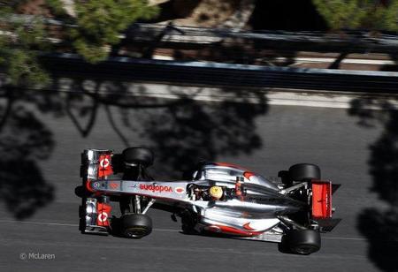 Lewis Hamilton en el GP de Mónaco de F1 2011