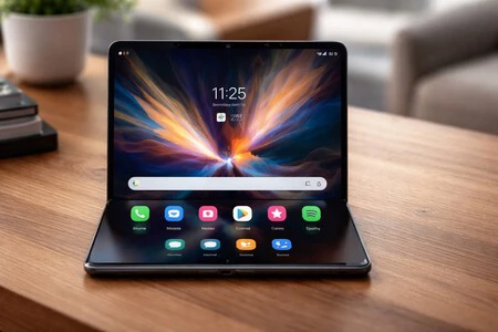 Interpretación Galaxy plegable con pantalla de 4:3