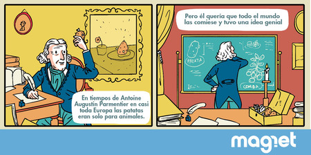 En 1775 nadie en Europa comía patatas. Éste es el truco publicitario que las puso de moda