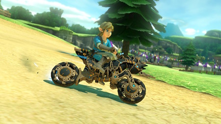 Mario Kart 8 Deluxe se actualiza para recibir contenidos de Breath of the Wild, ¡incluyendo la Moto Hyliana!