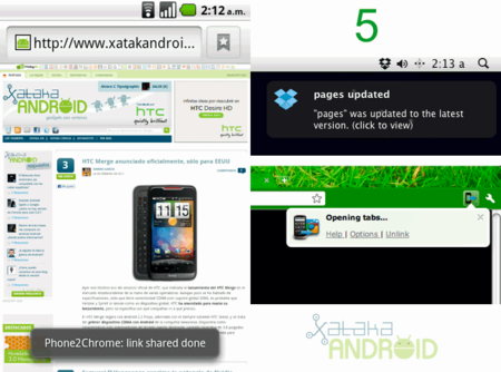 Chrome to Phone to Chrome
