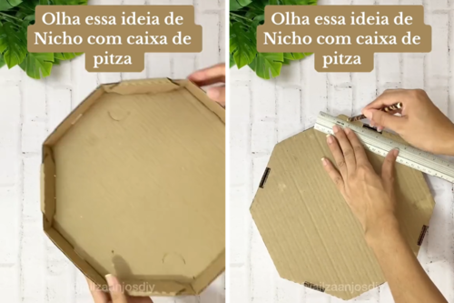 DIY con caja de pizza