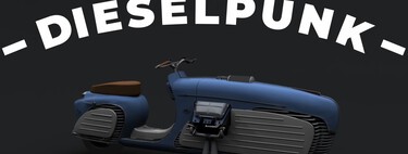 This bike looks like a Vespa, the engine roars like a tractor and the gearbox is like a snowmobile. She's Russian, of course.