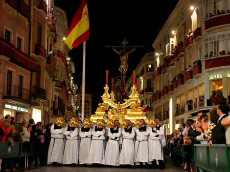 Procesion Del Cristo De Mena En Malaga