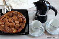 Tarta tatin de plátano y caramelo. Receta