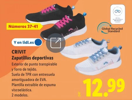 Zapatillas Deportivas Crivit Catalogo Lidl