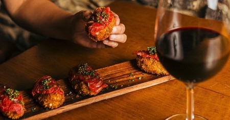 Croquetas De Cecina Y Queso Azul De Prebe