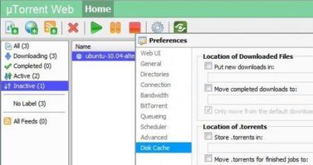 µTorrent Falcon: Interfaz remota y segura de µTorrent
