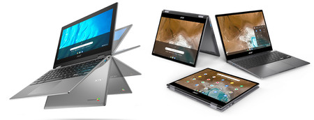 Acer Chromebook Spin 713 y Spin 311: nuevos convertibles con Chrome OS para empresas y estudiantes