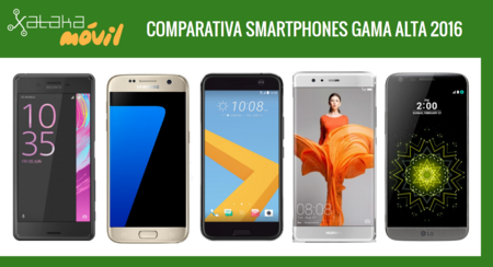 Los teléfonos más potentes e innovadores: Comparativa smartphones gama alta 2016