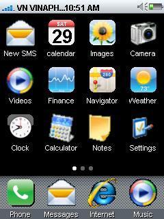 iFonz, interfaz del iPhone para Windows Mobile