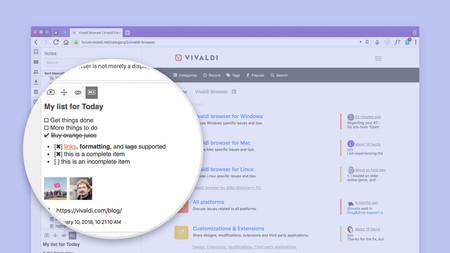 notas markdown vivaldi