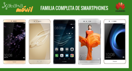 Así queda el catálogo de móviles Huawei tras la llegada de los nuevos Honor 8, Honor 8 Note y Honor 5