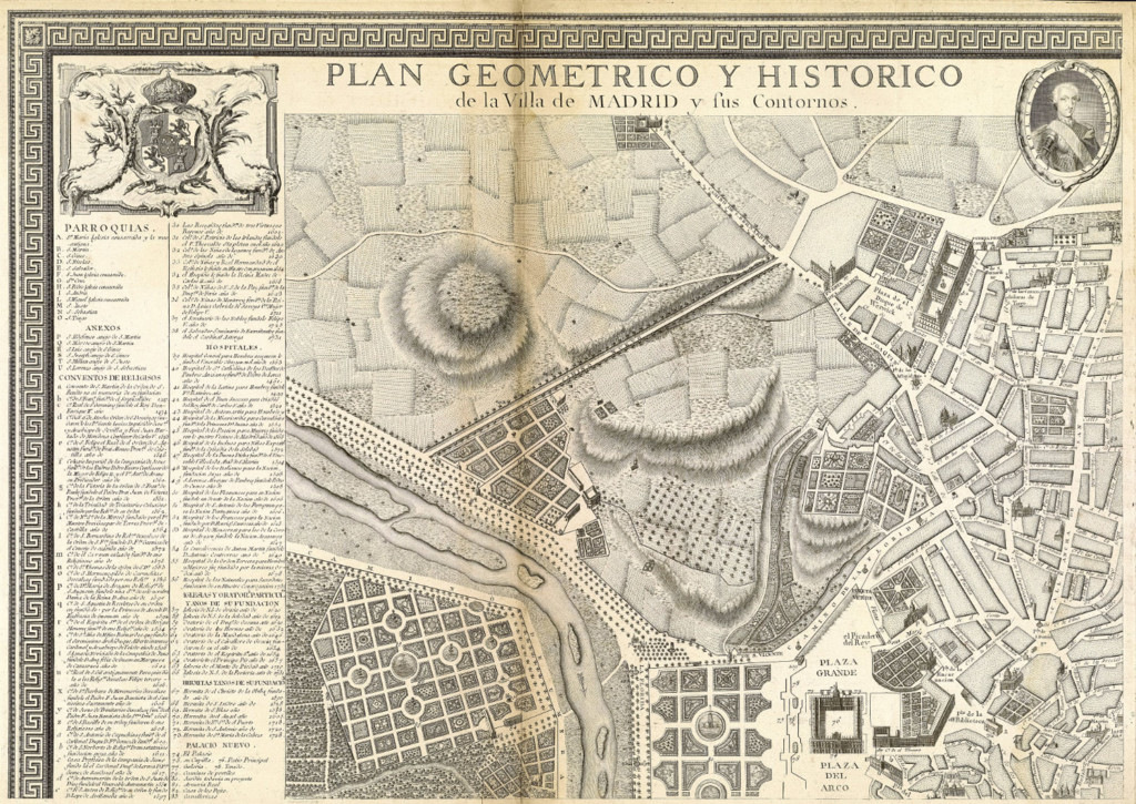 Villa De Madrid Y Sus Contornos 1761