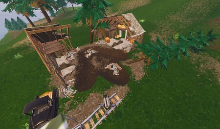 Guía Fortnite Battle Royale: busca entre un parque infantil, una acampada y una huella