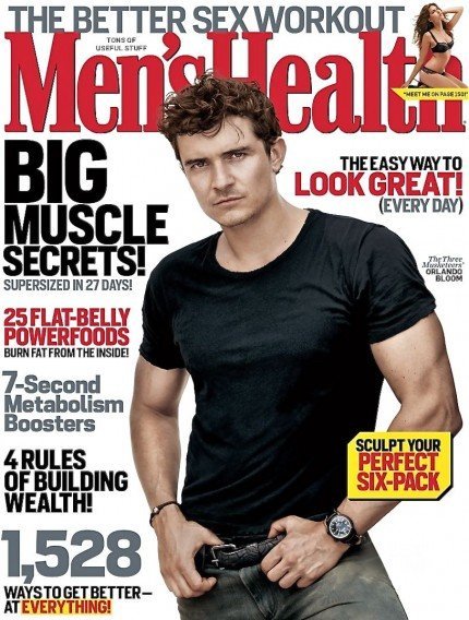 Quién fuera camiseta negra para rozar esos músculos de Orlando Bloom
