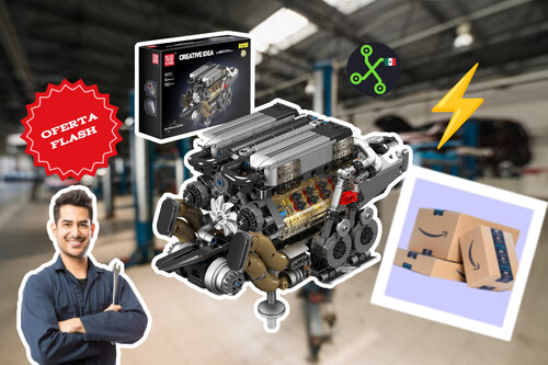 Motor Armable Kit De Construccion Mould King Autos Amazon Mexico Coches Ofertas Descuentos Oferta Relampago