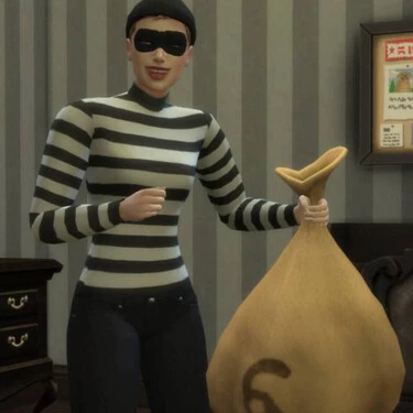 Los Sims 4 Ladron