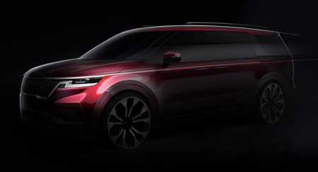 La KIA Sedona 2021 se asoma en este teaser: adiós a la miniván, hola al "GUV"