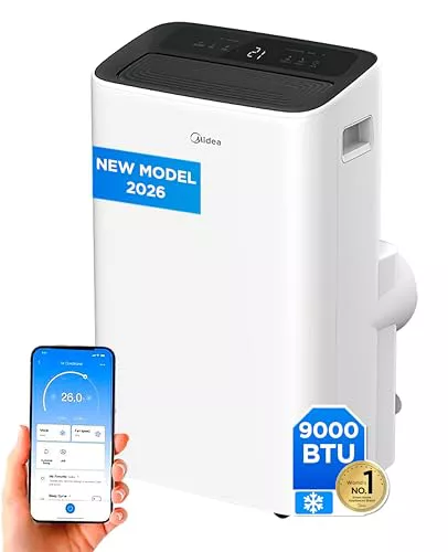 MIDEA Pingüino Aire Acondicionado Portátil 4 en 1 