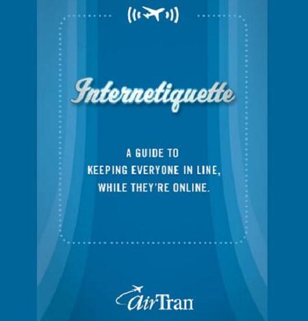 AirTran presentó su guía del buen uso de internet a bordo
