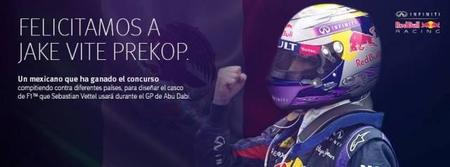 Un mexicano diseña el nuevo casco de Sebastian Vettel