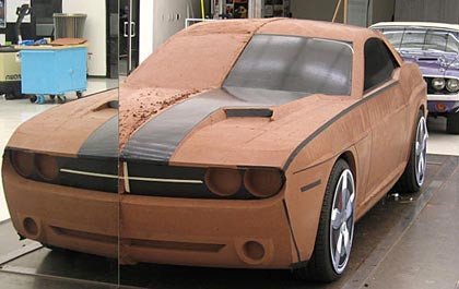 Dodge Challenger Concept Clay Model