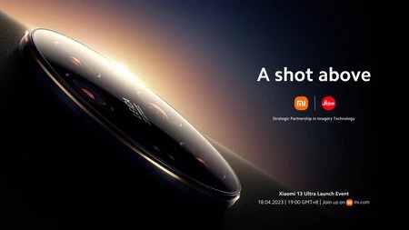 Xiaomi が Xiaomi 13 Ultra のプレゼンテーションを宣伝するポスター