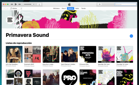 Apple crea un espacio para el Primavera Sound de Barcelona en Apple Music
