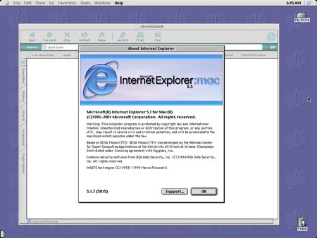 Internet Explorer Mac