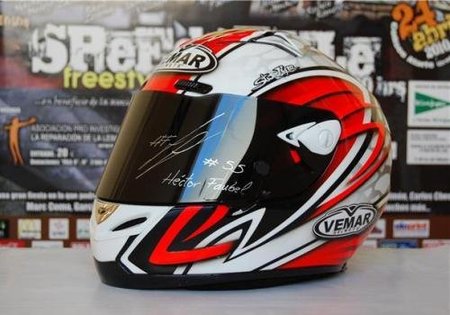 Casco Firmado Héctor Faubel Sorteo