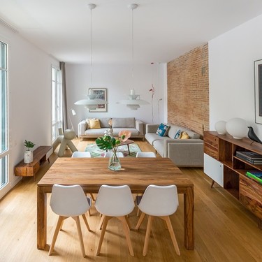 Puertas abiertas: Un apartamento barcelonés aprovechado al máximo