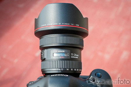 Canon EF 11-24mm f/4 L USM, toma de contacto